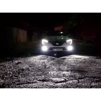 Установка LED света на Renault Megane 2018