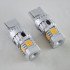 LED лампа в поворот 7440, T20, W21W, 66-2016 led , Жовтий з обманкою