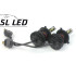 LED лампы в головной свет серии SX5 Цоколь H4, 25W, 3000 Люмен/Комплект
