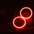 Светодиодные кольца RGB (ангельские глазки) 112-100 мм. COB  суперяркие ПАРА