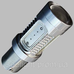Светодиодная лампа в задний габарит, противотуманная фара с цоколем 1156(P21W)(BA15S)-11W-Красный