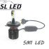 LED лампи в головний світло серії SM1 Цоколь H4, 20W, 2800 Люмен/Комплект LED лампи в головний світло серії SM1 Цоколь H4, 20W, 2800 Люмен/Комплект
