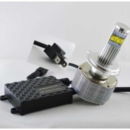 Комплект светодиодных ламп в основные фонари SLP LED под цоколь Н4 60W 3700 Люмен лампа