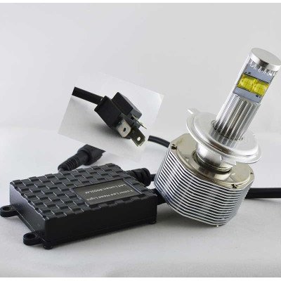 Комплект світлодіодних ламп в основні ліхтарі SLP LED під цоколь Н4 60W 3700 Люмен лампа Комплект світлодіодних ламп в основні ліхтарі SLP LED під цоколь Н4 60W 3700 Люмен лампа