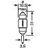 Світлодіодна лампа SLS LED з обманкою комп'ютера під цоколь SV8,5(C5W) 31mm 6-5630 Білий