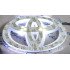 Автомобільний логотип Toyota 13*9см. світиться підкладка, білий/червоний Автомобільний логотип Toyota 13*9см. світиться підкладка, білий/червоний