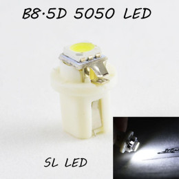 LED лампа в подсветку приборной панели, цоколь B8.5D SL LED белый