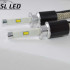 Комплект LED ламп в головной свет серии SL-R4 Цоколь H3, 40W, 4800 Люмен/Комплект
