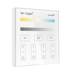 Панель управления Mi-Light сенсорная 4 зоны Dual White/CCT