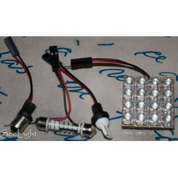 Светодиодный модуль в подсветку салона 16 Flux led Белый 24V Светодиодный модуль в подсветку салона 16 Flux led Белый 24V