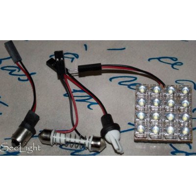 Светодиодный модуль в подсветку салона 16 Flux led Белый 24V