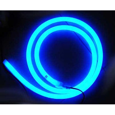Світлодіодний неон, Круглий SL FLEX ( Неон Флекс, FlexNeon) 16 мм. 120-2835 220V Синій
