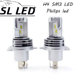 LED лампи в головне світло серії SM3 Цоколь H4, 25W, 5000 Люмен/Комплект