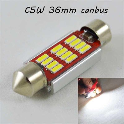 Автомобільна лампа SLS LED з обманкою у номери, салон, цоколь SV8,5(C5W) 36mm 12-4014 Білий Автомобільна лампа SLS LED з обманкою у номери, салон, цоколь SV8,5(C5W) 36mm 12-4014 Білий