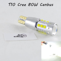 Светодиодная авто лампа  SLP LED с цоколем T10 (W5W) Cree 80W Canbus 9-30V Белый