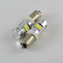 Автомобільна світлодіодна лампа SLP LED в габарити з цоколем BA9S(H4W) 8-2835 led