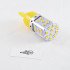 LED лампа в поворот WY21W(7440)(T20) SL30-3030 led Бурштиновий з обманкою