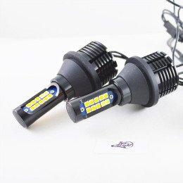 Установочный комплект ДХО и Поворот SLP LED с цоколем 7440(WY21W)(7443) 20 Epistar 3030 led жёлтый/белый