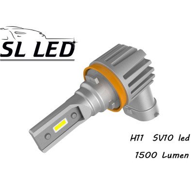 Комплект Led ламп серії SV10, цоколь H8, H11, H9 13W-CSP led 6000K