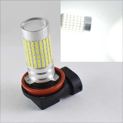 Автомобильная лампа в Противотуманный фонарь SLP LED 144-3014 SMD, цоколь H11/H8/H9 Белый Автомобильная лампа в Противотуманный фонарь SLP LED 144-3014 SMD, цоколь H11/H8/H9 Белый