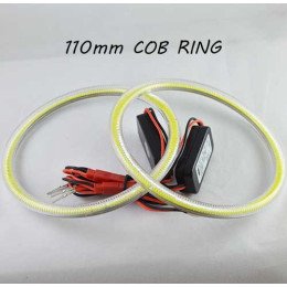 Led кольца в фару (ангельские глазки) 110-94мм COB суперяркие, с рассеивателями