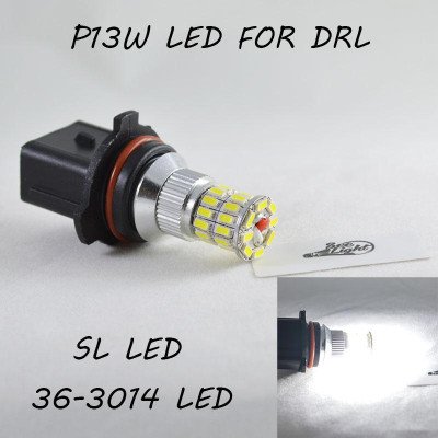 Автомобільна Led лампа SLP LED цоколь P13W (PSX26W) 36-014 LED 9-30V в ДХО, 6000К Автомобільна Led лампа SLP LED цоколь P13W (PSX26W) 36-014 LED 9-30V в ДХО, 6000К