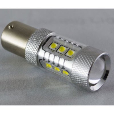 Світлодіодна лампа Epistar+Cree в задніх хід автомобіля з цоколем 1156(BA15S,P21W) 80W 9-30V 1000lm Білий Світлодіодна лампа Epistar+Cree в задніх хід автомобіля з цоколем 1156(BA15S,P21W) 80W 9-30V 1000lm Білий