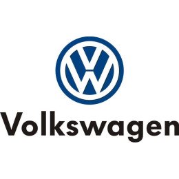 Автомобильный логотип Volkswagen 11*11см. хромированная накладка