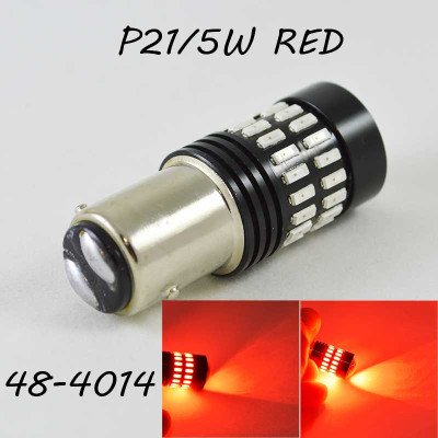 Светодиодная автомобильная лампа SLP LED с цоколем 1157(P21/5W)(BAY15D) 48-4014 9-30V Красный Светодиодная автомобильная лампа SLP LED с цоколем 1157(P21/5W)(BAY15D) 48-4014 9-30V Красный