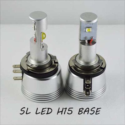 Комплект LED ламп SLP LED, H15 (PGS23t-1) Cree 25W Білий 6000K Комплект LED ламп SLP LED, H15 (PGS23t-1) Cree 25W Білий 6000K