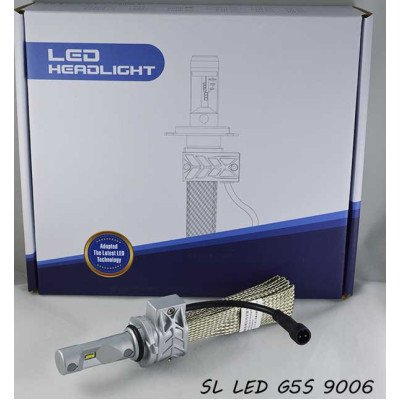 Комплект LED ламп в основные фонари серии G5S Цоколь НB4 (9006), 22W, 3600 Люмен/Комплект