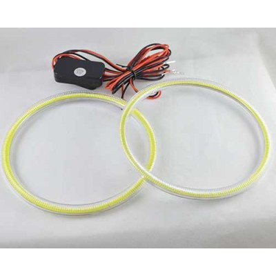 Led кольца в фару (ангельские глазки) 120-105мм COB суперяркие, с рассеивателями