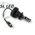 LED лампы в головной свет серии SX5 Цоколь H7, 25W, 3000 Люмен/Комплект