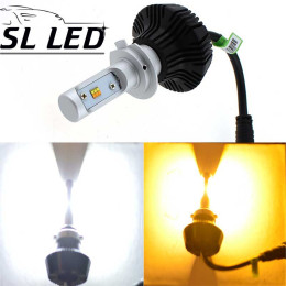 Комплект LED ламп 6000K/3000K в основные фонари серии G7 Цоколь Н7, 24W, 4000 Люмен/Комплект