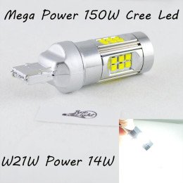Светодиодная лампа SLP LED Cree в задний ход автомобиля с цоколем 7440(T20,W21W)  150W 9-30V 1400lm Белый