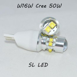 Светодиодная LED лампа SL LED с цоколем T15(W16W)-Cree-50W-в фонарь заднего хода