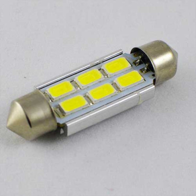 Светодиодная лампа SLS LED с обманкой компьютера под цоколь SV8,5(C5W) 39mm 6-5630 Белый Светодиодная лампа SLS LED с обманкой компьютера под цоколь SV8,5(C5W) 39mm 6-5630 Белый