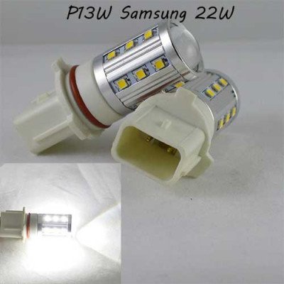 Автомобільна Led лампа SLP LED цоколь P13W (PSX26W) Samsung 22W 9-30V денні ходові вогні/ВТФ 6000К Автомобільна Led лампа SLP LED цоколь P13W (PSX26W) Samsung 22W 9-30V денні ходові вогні/ВТФ 6000К