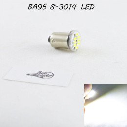 Светодиодная автомобильная лампа SL LED цоколь BA9S(7004-14) 8-3014 LED  Белый