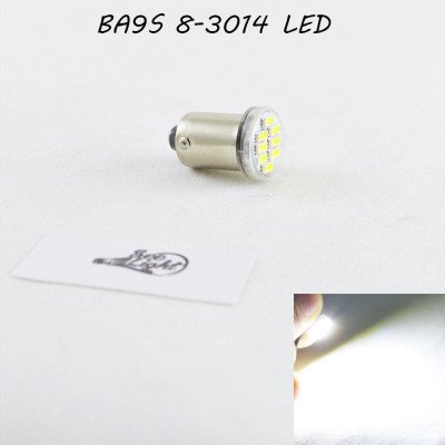 Автомобільна світлодіодна лампа SL LED цоколь BA9S(7004-14) 8-3014 LED Білий Автомобільна світлодіодна лампа SL LED цоколь BA9S(7004-14) 8-3014 LED Білий