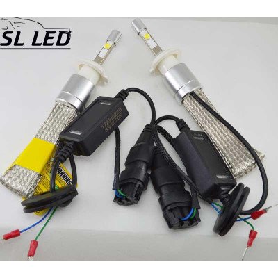 Комплект LED ламп в головний світло серії SL-R3 Цоколь H7, 40W, 4800 Люмен/Комплект Комплект LED ламп в головний світло серії SL-R3 Цоколь H7, 40W, 4800 Люмен/Комплект