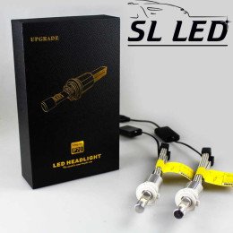 Комплект LED ламп в головной свет серии SLP70 Цоколь H7, 48W, 6600 Люмен/Комплект