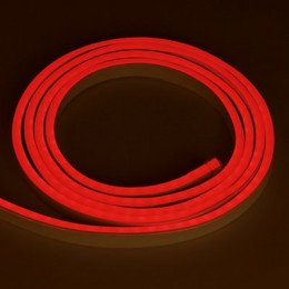 Светодиодный неон SL FLEX ( Неон Флекс, FlexNeon) 8*16 мм. 120-2835 12V Красный  
