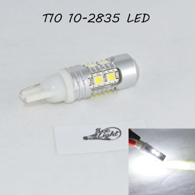 Светодиодная лампа SL LED с цоколем T10(W5W) 10-2835LED-5W- 12-24V Светодиодная лампа SL LED с цоколем T10(W5W) 10-2835LED-5W- 12-24V