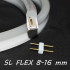 Светодиодный неон SL FLEX ( Неон Флекс, FlexNeon) 8*16 мм. 120-2835 220V Синий