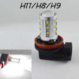 Автомобильная LED лампа SL LED  в противотуманные фонари Цоколь H11/H8/H9 22W Линза, 6000K