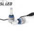 Установочный набор LED ламп в основные фонари SLP S2-LED Цоколь H11, 35W, 5000 Люмен/Комплект