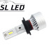 LED лампы в головной свет серии SX9 Цоколь H7, 35W, 3500 Люмен/Комплект