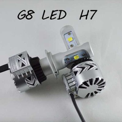 Комплект LED ламп в основні ліхтарі, Цоколь Н7, серія G8, 36W, 6000 Люмен/Комплект Комплект LED ламп в основні ліхтарі, Цоколь Н7, серія G8, 36W, 6000 Люмен/Комплект