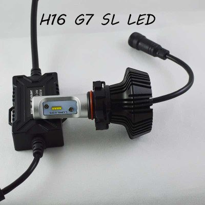 Комплект LED ламп в основные фонари серии G7 под цоколь H16 (PS24W) 24W 4000 Люмен/Комплект